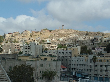 Amman (Jordanie ) sa capitale et la grande mosquée du Roi Abdallah 1er