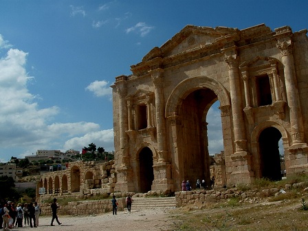 Jordanie : Jerash et son Arc de Triomphe