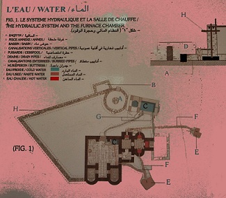 Jordanie :Le Qusair'Amra,un édifice thermal sur la route du désert . Classé au Patrimoine Mondial de l'UNESCO.
